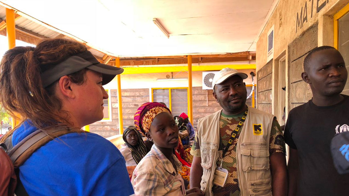 Voluntarios en la misión a Kakuma