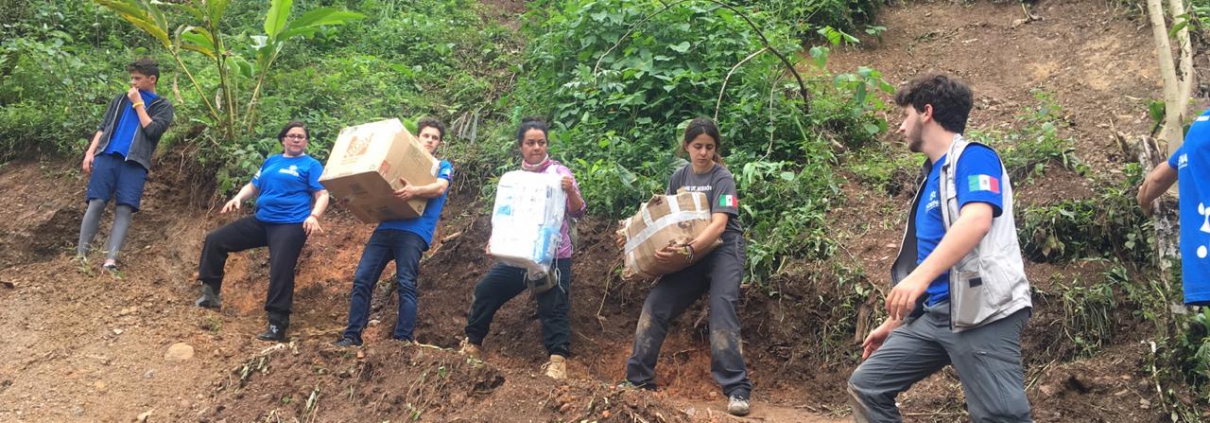 Misión a Oaxaca en 2018 tras el huracán
