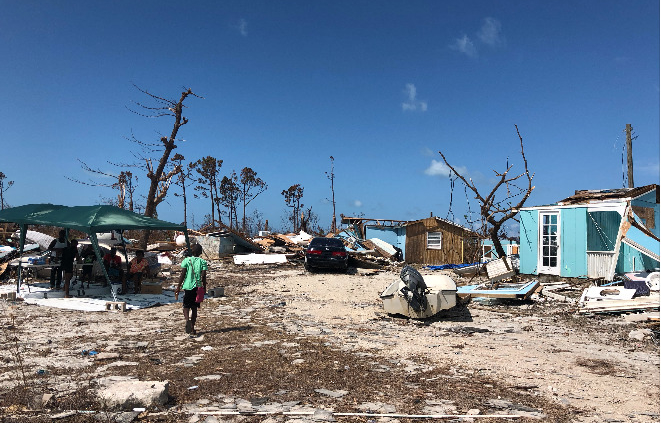Bahamas destruida tras el huracán Dorian