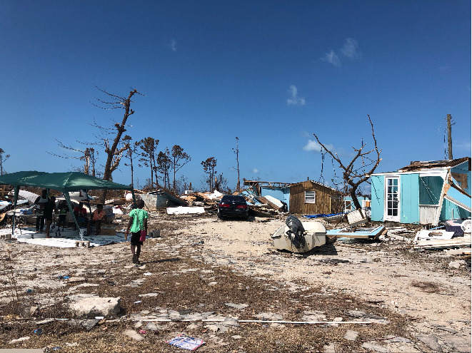 Bahamas destruida tras el huracán Dorian